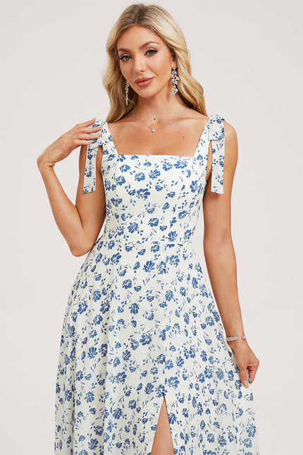 Robe Trapèze Élégante Vert Clair - gallery 3
