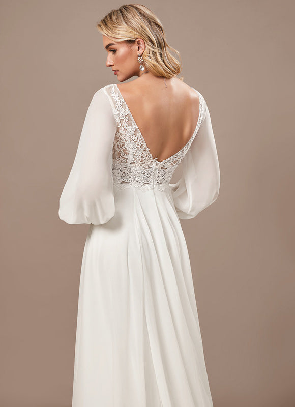 Robe Trapèze Éthérée Satinée - gallery 4