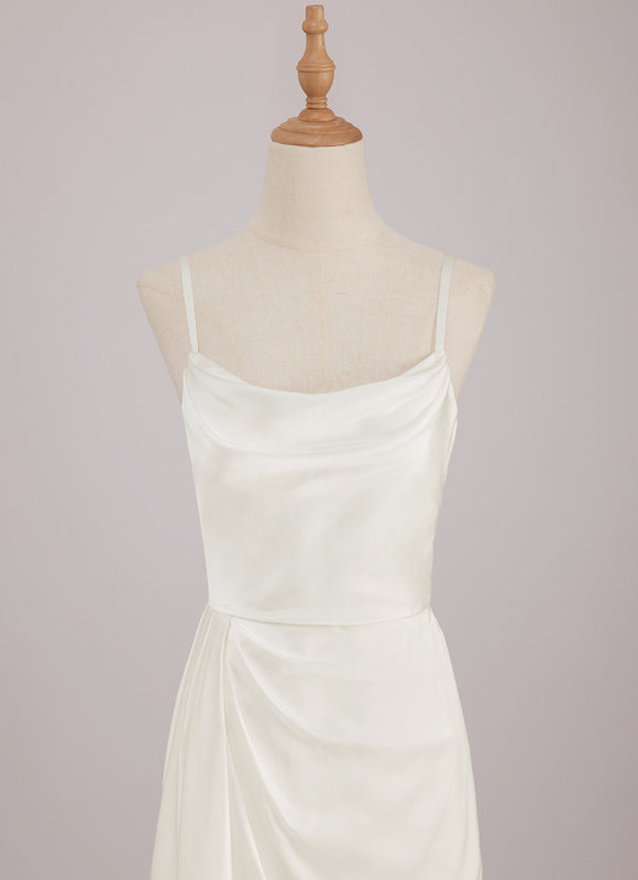 Robe Trapèze Satin Purity - gallery 7