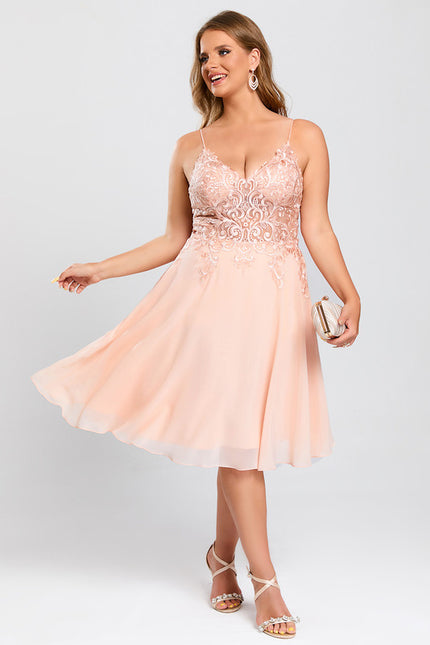 Robe Trapèze Sérénité Pêche - gallery 5