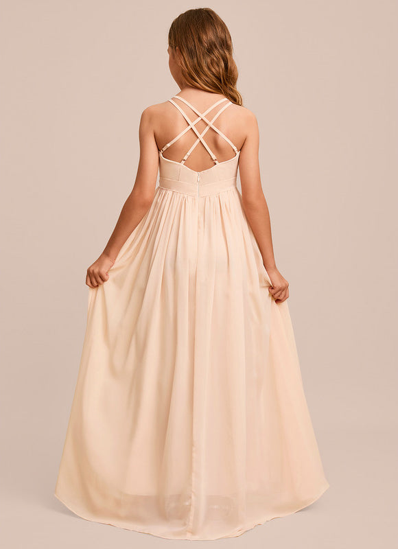 Robe Trapèze Vert Doux Éclat - gallery 4