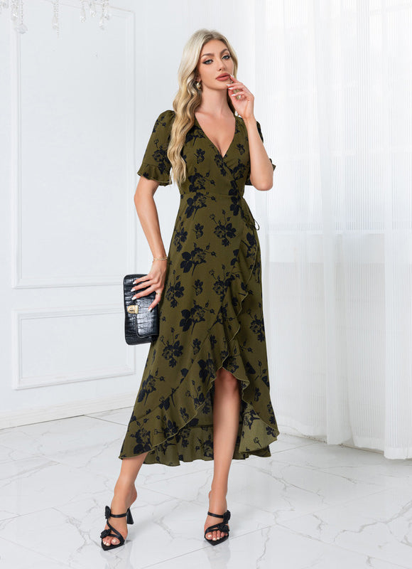 Robe Trapèze Végétale Chic - gallery 2