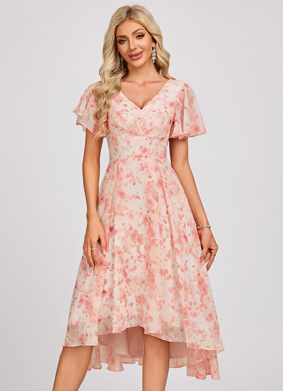 Robe Trapèze Fluide Asymétrique - gallery 1