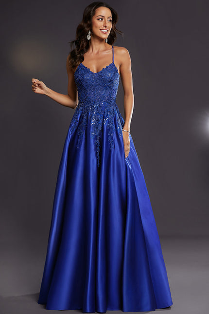 Robe Trapèze Satinée Éblouissante