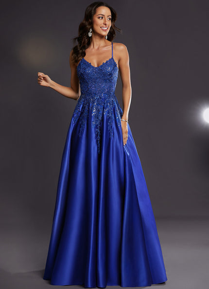 Robe Trapèze Satinée Éblouissante