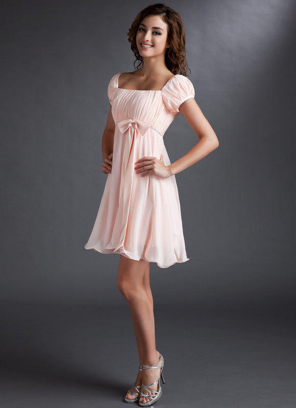 Robe Trapèze Douceur Pêche - gallery 4