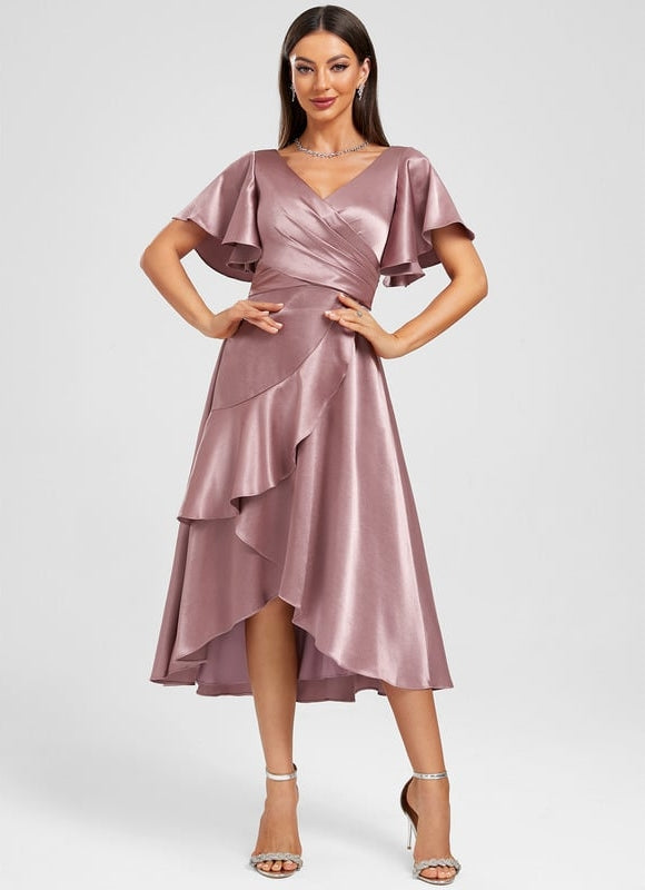 Robe Trapèze Asymétrique Chic - gallery 4