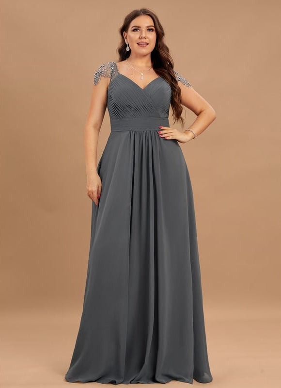 Robe Trapèze Longue Élégante - gallery 8