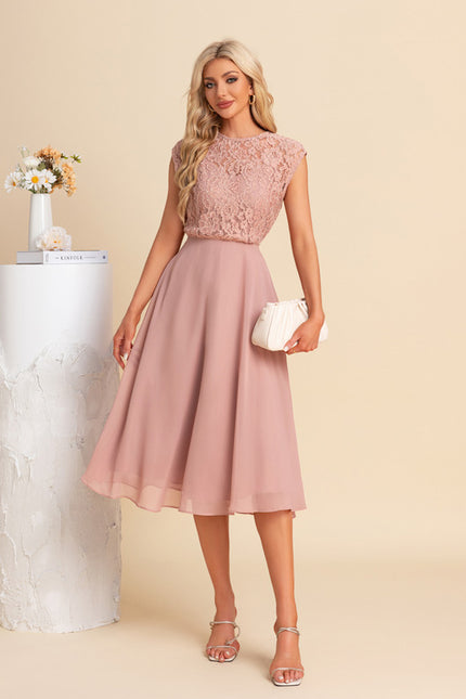 Robe Trapèze Violet Éthéré