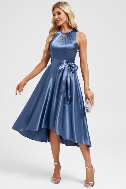 Robe Trapèze Reflet Azure Évanescent - gallery 2