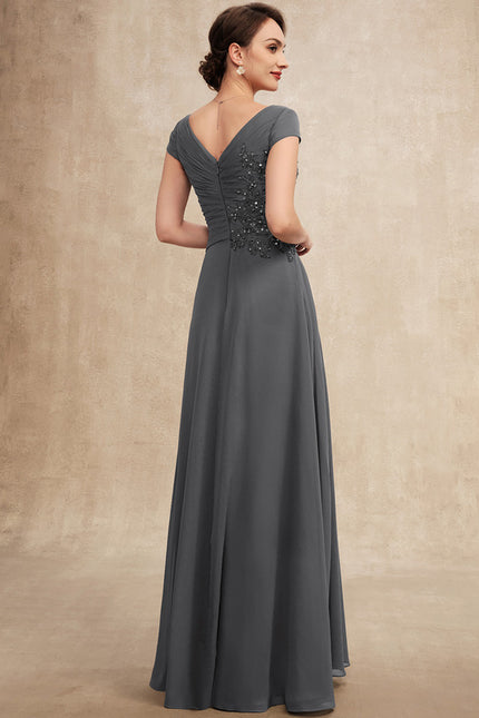 Robe Trapèze Sérénité Charbonnée - gallery 5