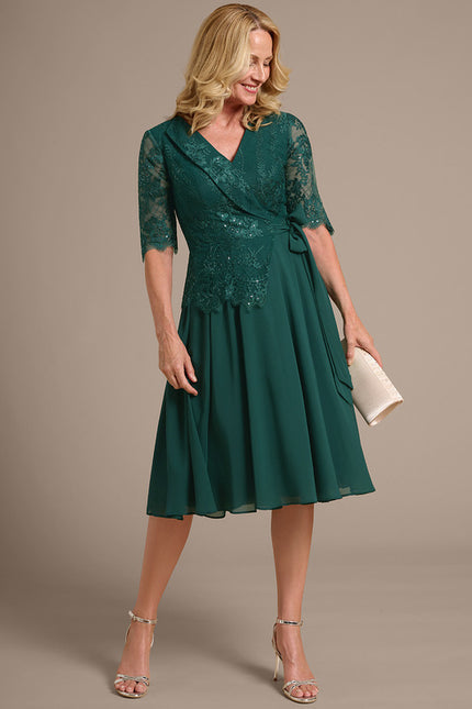 Robe Trapeze Verte - gallery 3