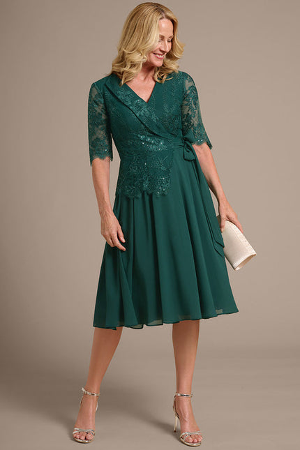 Robe Trapeze Verte - gallery 3