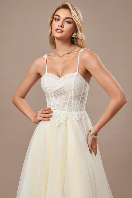Robe Trapèze Élégance Tulle Crème - gallery 6