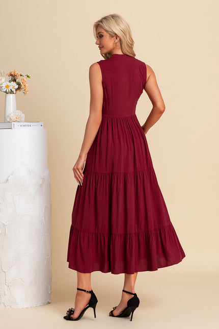 Robe Trapèze Midi Épure - gallery 2
