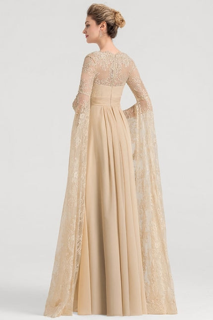 Robe Trapèze Voile Éthéré - gallery 3