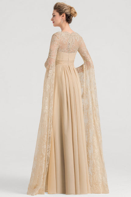 Robe Trapèze Satinée Éthérée - gallery 3