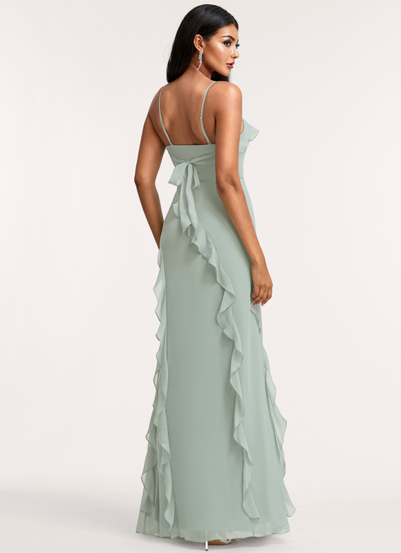 Robe Trapèze Flottante Aqua - gallery 3