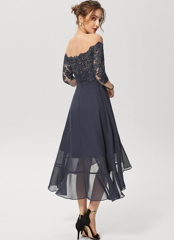 Robe Trapèze Lueur De Soirée - gallery 3