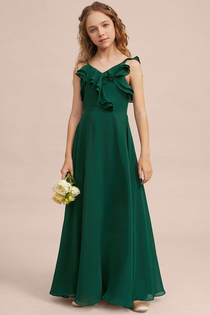 Robe Trapèze Vert Doux Éclat - gallery 2
