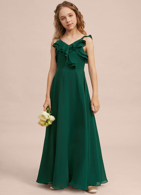 Robe Trapèze Vert Doux Éclat - gallery 2