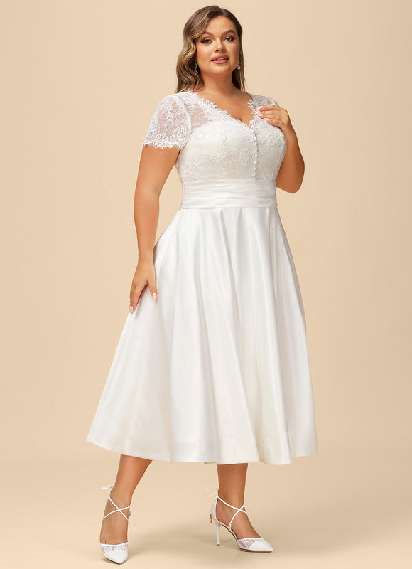 Robe Trapèze Lueur Nuptiale - gallery 7