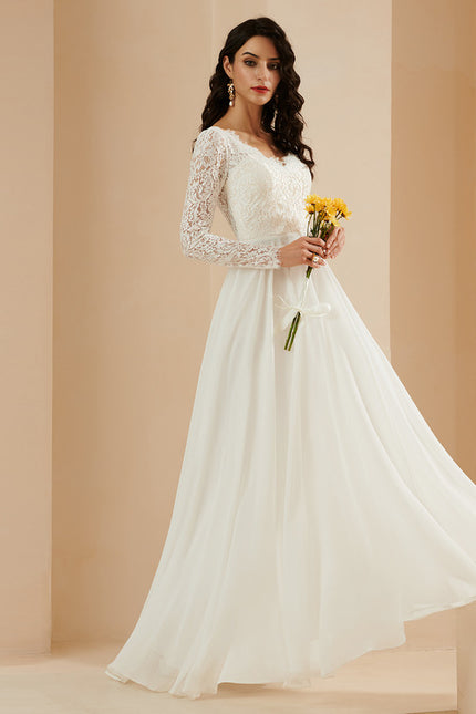 Robe Trapèze Éblouissante Aérienne - gallery 4