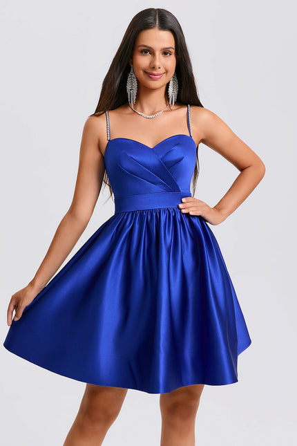 Robe Trapèze Satinée Chic