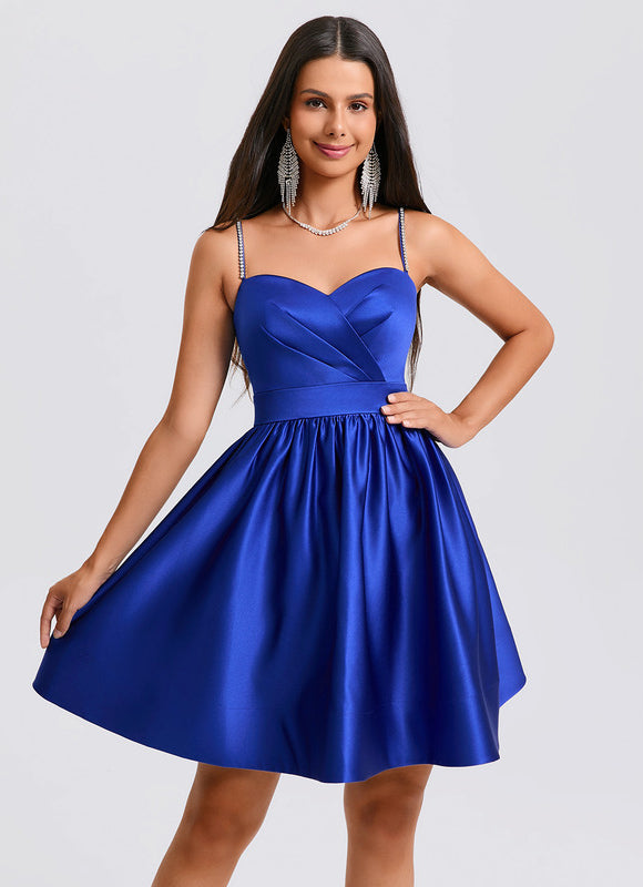 Robe Trapèze Satinée Chic