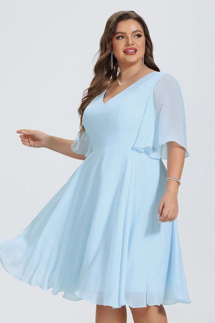 Robe Trapèze Drapé Élégant Chic - gallery 7
