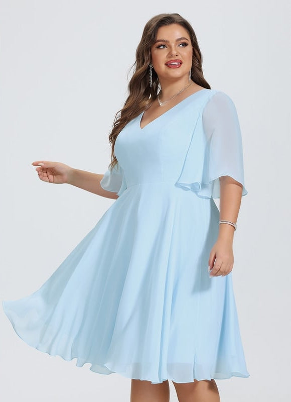 Robe Trapèze Drapé Élégant Chic - gallery 7