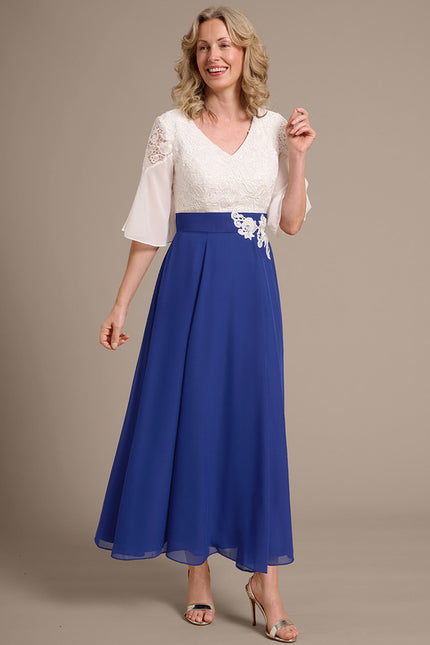 Robe Trapèze Bleu Douceur - gallery 3