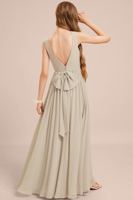 Robe Trapèze Mousseline Sable - gallery 2