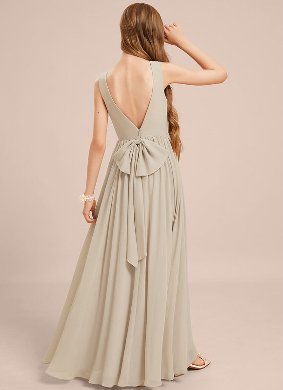 Robe Trapèze Mousseline Sable - gallery 2