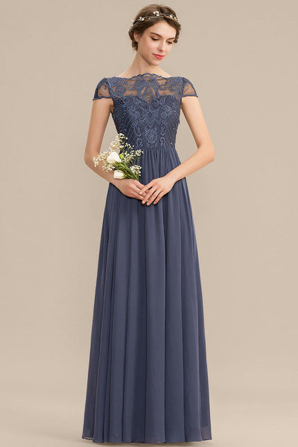 Robe Trapèze Lueur Azurelle - gallery 2