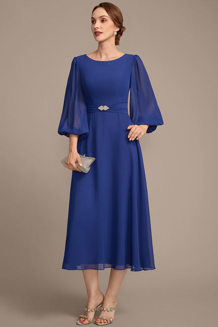 Robe Trapèze Chic Cristal Plissé - gallery 3