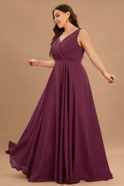 Robe Trapèze Élégante Mousseline - gallery 6