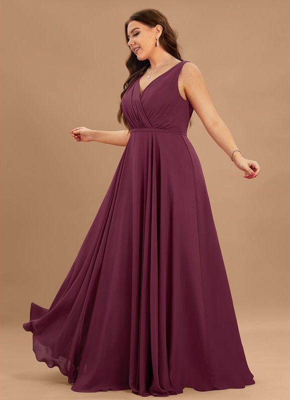 Robe Trapèze Élégante Mousseline - gallery 6