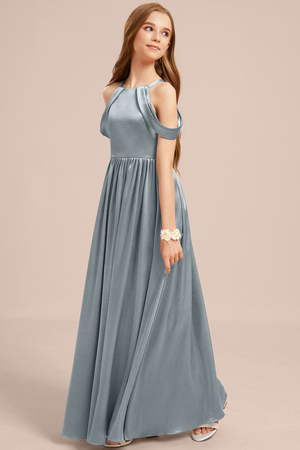 Robe Trapèze Céleste Argenté Étoilé - gallery 2
