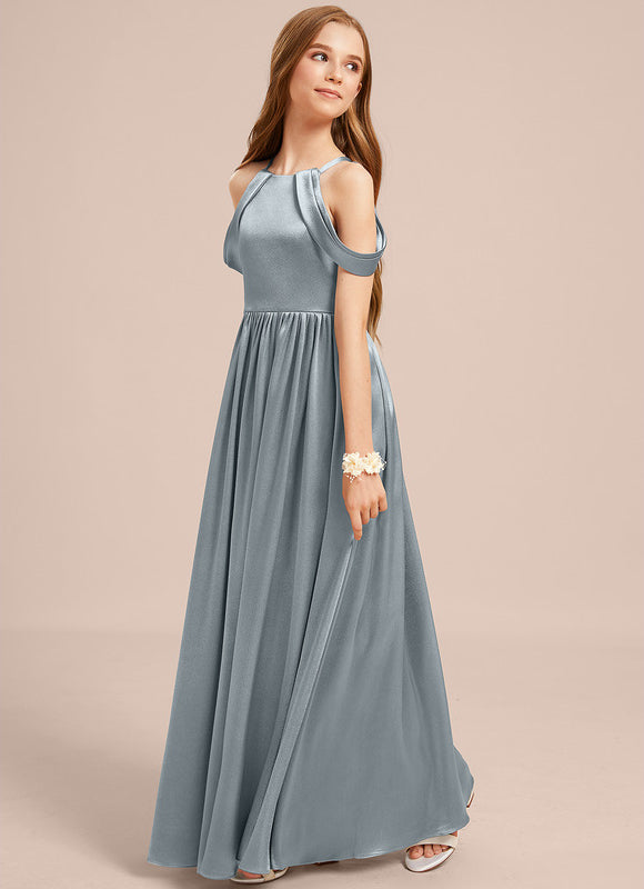 Robe Trapèze Céleste Argenté Étoilé - gallery 2