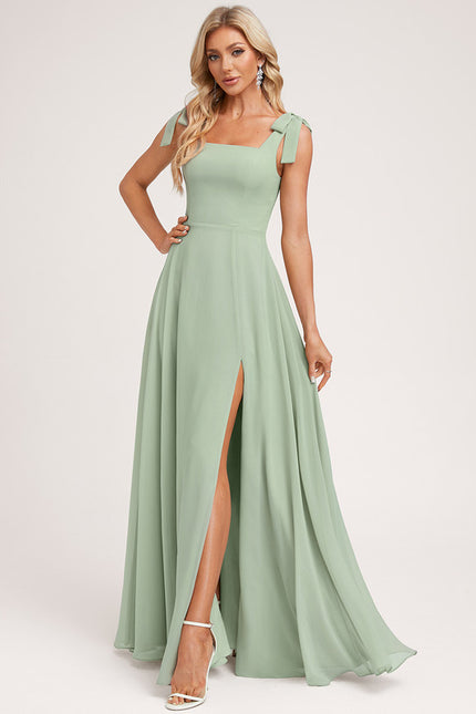 Robe Trapèze Élégance Verte - gallery 5