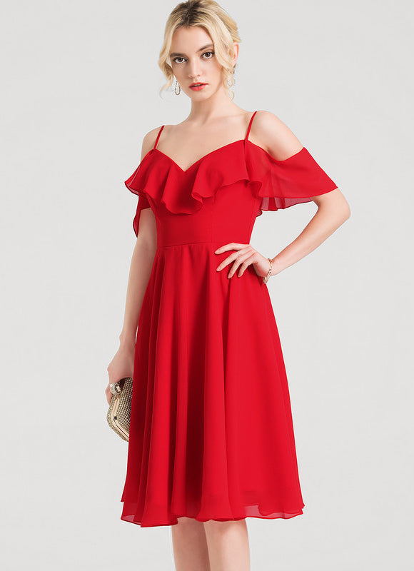 Robe Trapèze Émeraude Volante - gallery 1