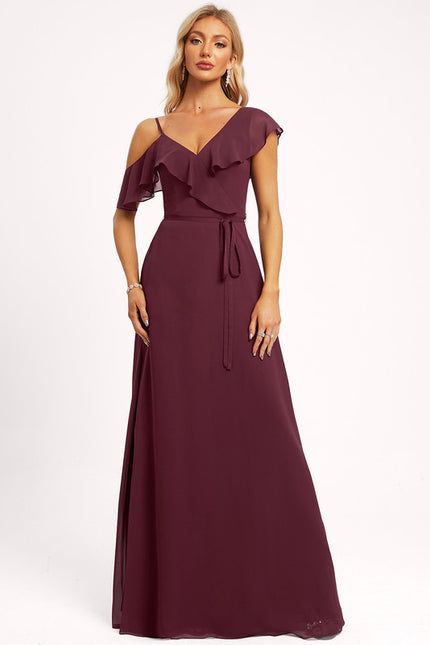 Robe Trapèze Cascade Élégante - gallery 6