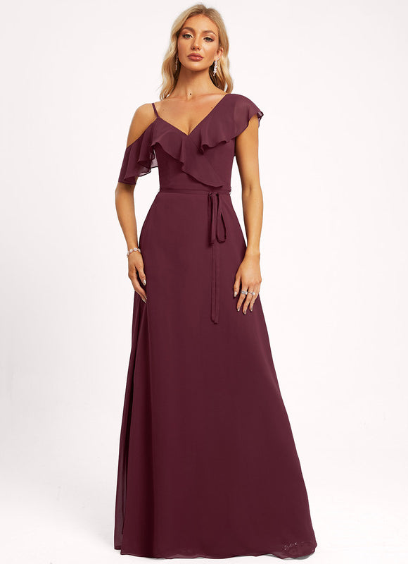 Robe Trapèze Cascade Élégante - gallery 6