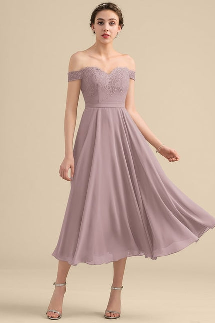 Robe Trapèze Rêve Lavande - gallery 1