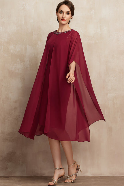 Robe Trapèze Mère Éblouissante