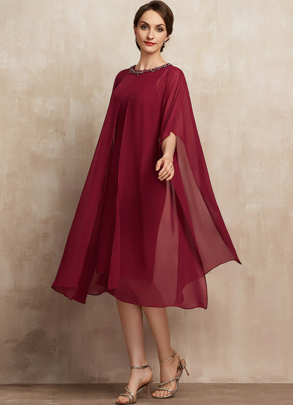 Robe Trapèze Mère Éblouissante