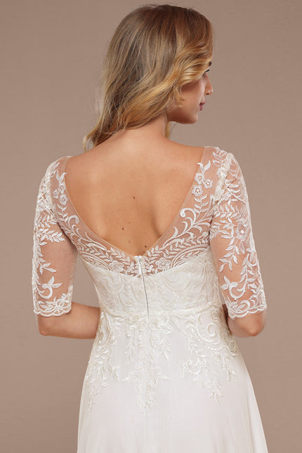 Robe Trapèze Éblouissante Aérienne - gallery 3