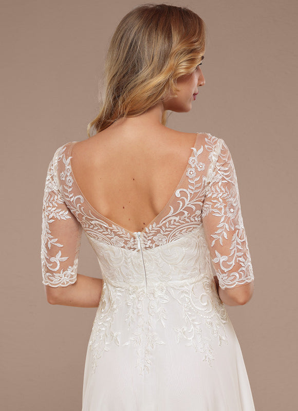 Robe Trapèze Éblouissante Aérienne - gallery 3