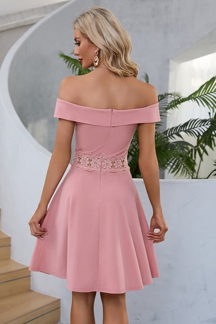 Robe Trapèze Flou Poudré - gallery 2